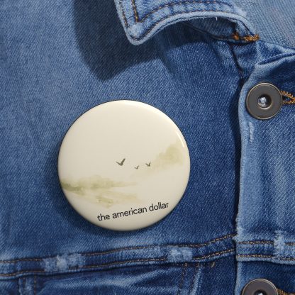 Pin Button - The Technicolour Sleep - Delicate Watercolor Birds Flight Design - Image 4
