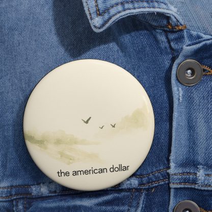 Pin Button - The Technicolour Sleep - Delicate Watercolor Birds Flight Design - Image 6