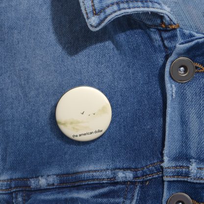 Pin Button - The Technicolour Sleep - Delicate Watercolor Birds Flight Design - Image 2