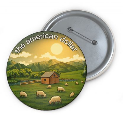 Pin Button - Anything You Synthesize - Countryside Peaceful Scene - Image 5