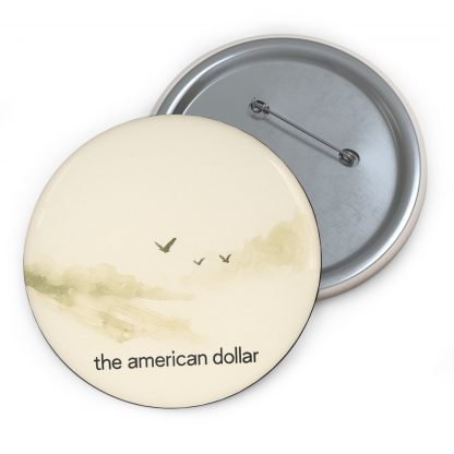 Pin Button - The Technicolour Sleep - Delicate Watercolor Birds Flight Design - Image 5