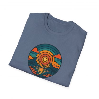Retro Sunset Vista Softstyle T-Shirt - Image 22