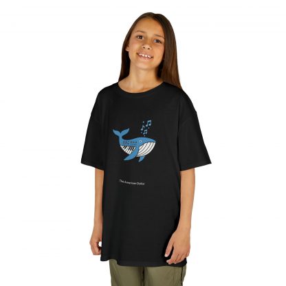 Synthwhale Kids Cotton T-Shirt - Image 2