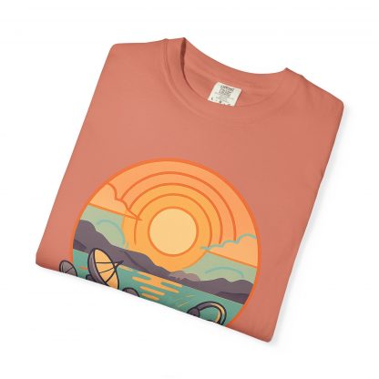 Signals at Sunset Garment Dyed T-Shirt - Image 10