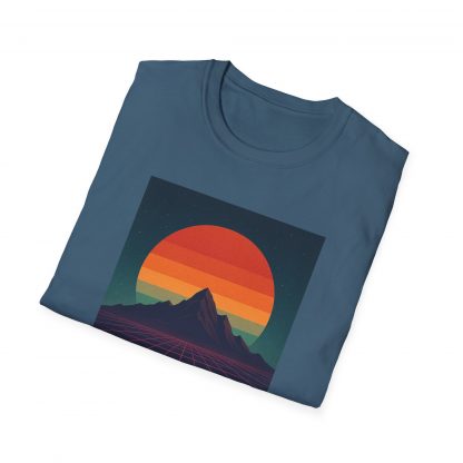 Neon Grid Horizons Softstyle T-Shirt - Image 18
