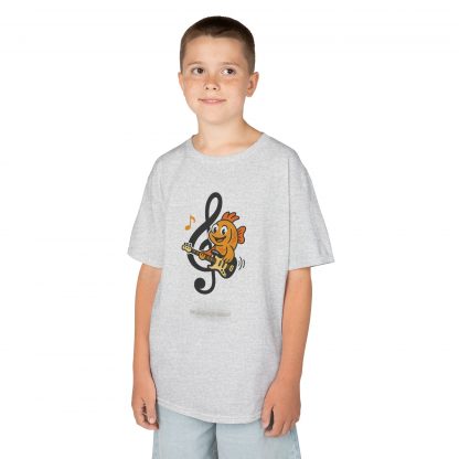 Bassline Goldfish Kids Cotton T-Shirt - Image 3