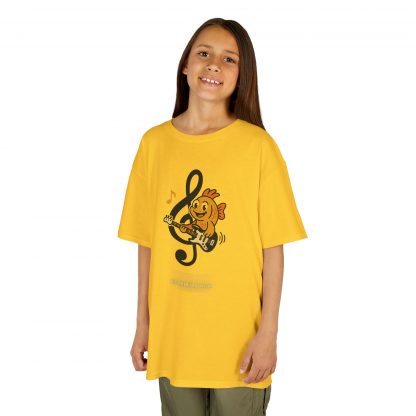 Bassline Goldfish Kids Cotton T-Shirt - Image 17