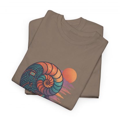 Circuit Seashell Cotton T-Shirt - Image 21