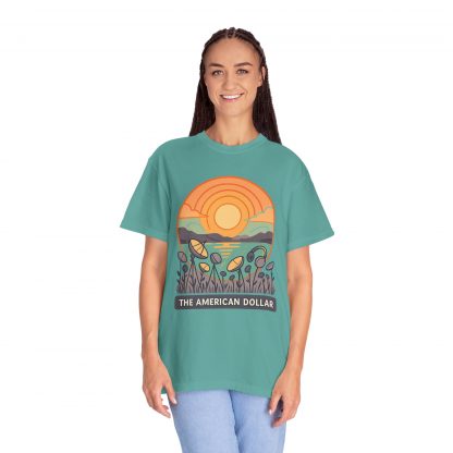 Signals at Sunset Garment Dyed T-Shirt - Image 32