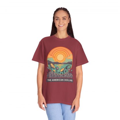 Signals at Sunset Garment Dyed T-Shirt - Image 60