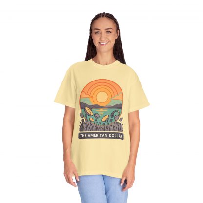 Signals at Sunset Garment Dyed T-Shirt - Image 20
