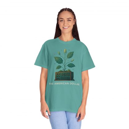 Synth Botanica Garment Dyed T-Shirt - Image 4