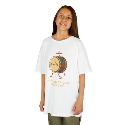 Kick Drum March Kids Cotton T-Shirt - Image 2