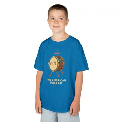 Kick Drum March Kids Cotton T-Shirt - Image 27