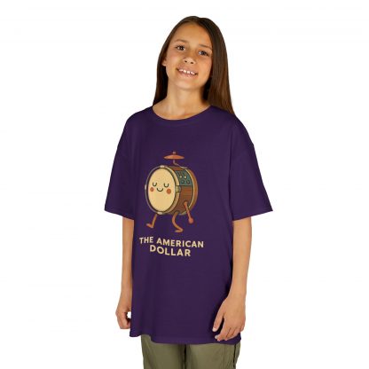 Kick Drum March Kids Cotton T-Shirt - Image 35