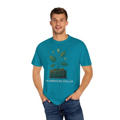 Synth Botanica Garment Dyed T-Shirt - Image 7