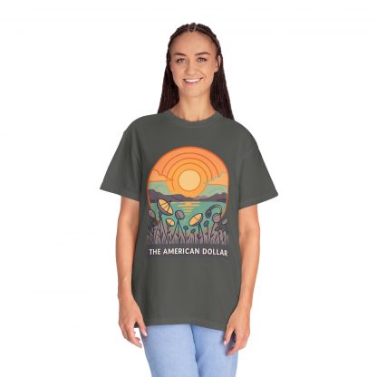Signals at Sunset Garment Dyed T-Shirt - Image 28