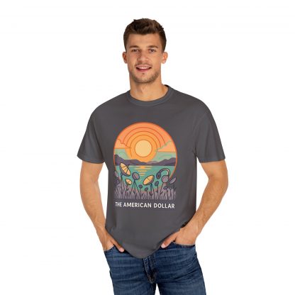 Signals at Sunset Garment Dyed T-Shirt - Image 51