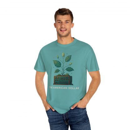 Synth Botanica Garment Dyed T-Shirt - Image 3