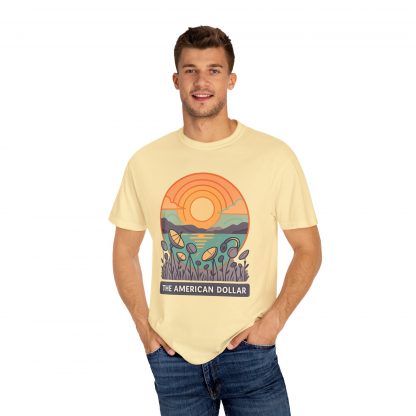 Signals at Sunset Garment Dyed T-Shirt - Image 19