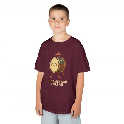 Kick Drum March Kids Cotton T-Shirt - Image 15