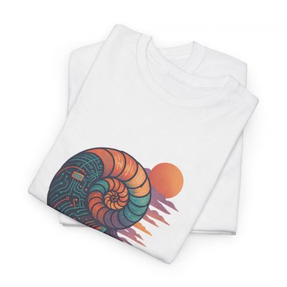 Circuit Seashell Cotton T-Shirt - Image 3