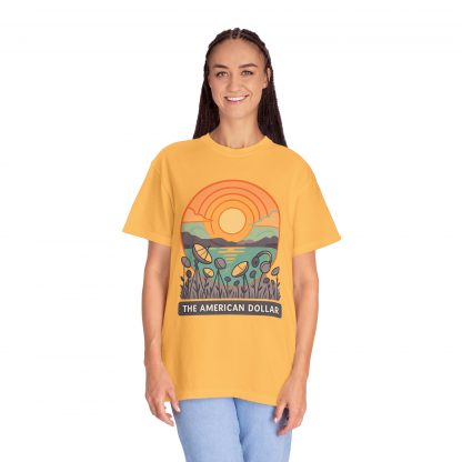 Signals at Sunset Garment Dyed T-Shirt - Image 24