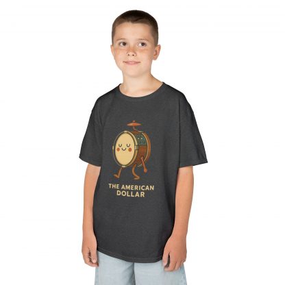 Kick Drum March Kids Cotton T-Shirt - Image 24