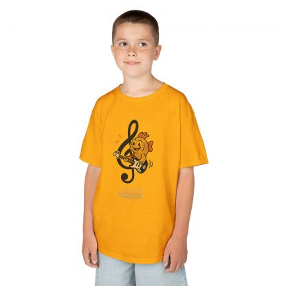 Bassline Goldfish Kids Cotton T-Shirt - Image 9