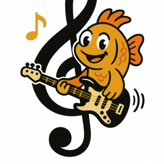 Bassline Goldfish Toddler T-Shirt
