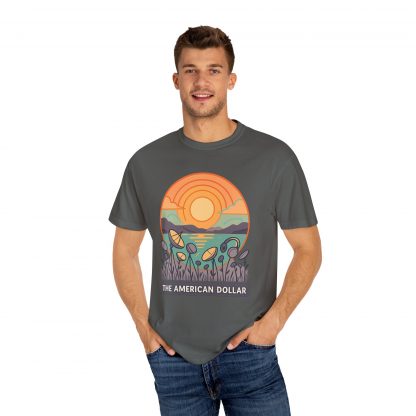 Signals at Sunset Garment Dyed T-Shirt - Image 27