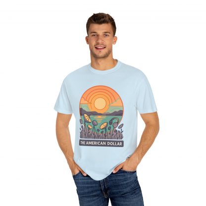 Signals at Sunset Garment Dyed T-Shirt - Image 39