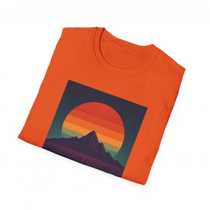Neon Grid Horizons Softstyle T-Shirt - Image 10