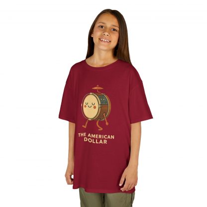 Kick Drum March Kids Cotton T-Shirt - Image 41