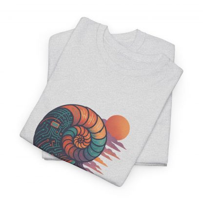 Circuit Seashell Cotton T-Shirt - Image 6