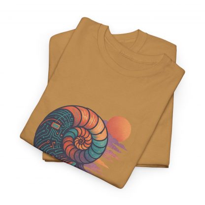 Circuit Seashell Cotton T-Shirt - Image 18