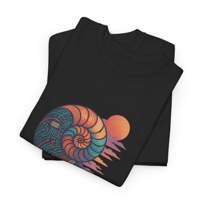 Circuit Seashell Cotton T-Shirt - Image 12
