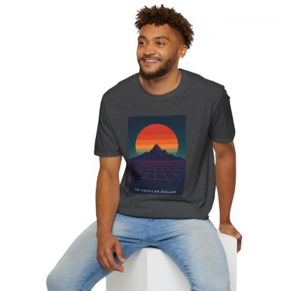 Neon Grid Horizons Softstyle T-Shirt - Image 15