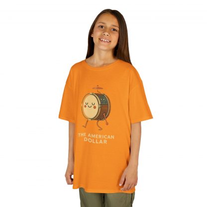 Kick Drum March Kids Cotton T-Shirt - Image 8
