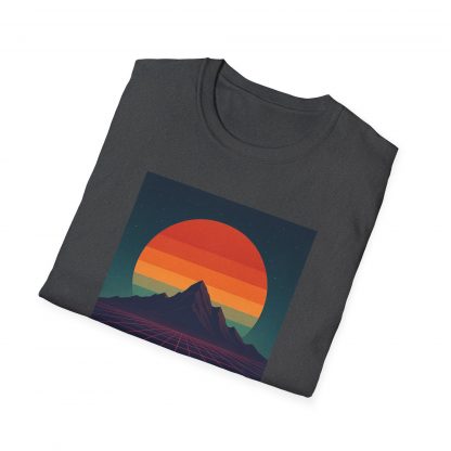Neon Grid Horizons Softstyle T-Shirt - Image 14