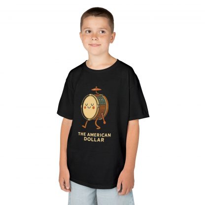 Kick Drum March Kids Cotton T-Shirt - Image 6