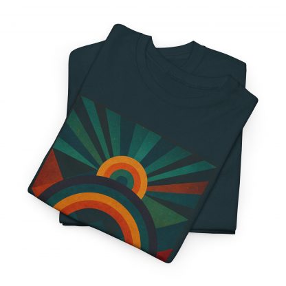 Retro Spectrum Cotton T-Shirt - Image 24