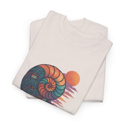 Circuit Seashell Cotton T-Shirt - Image 15
