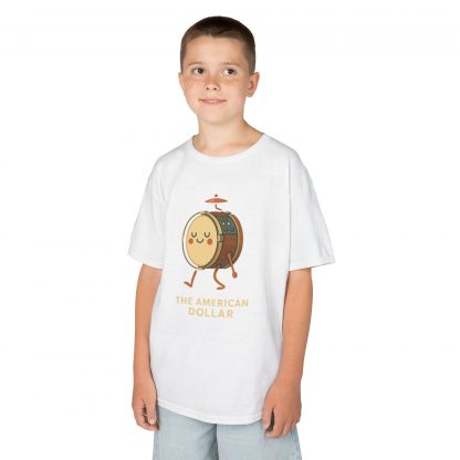 Kick Drum March Kids Cotton T-Shirt - Image 3