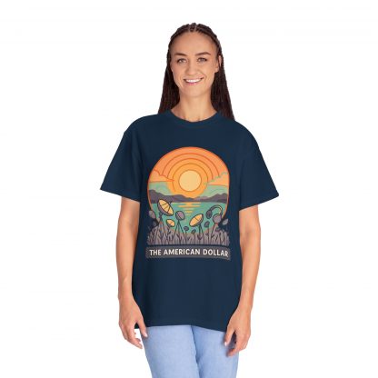 Signals at Sunset Garment Dyed T-Shirt - Image 48