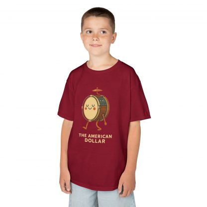 Kick Drum March Kids Cotton T-Shirt - Image 42